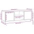 Mueble de TV madera maciza de pino marrón miel 110x35x40,5