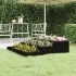Jardinera madera maciza de pino negro 107x107x27