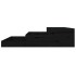 Jardinera madera maciza de pino negro 107x107x27