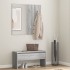 Set de muebles de recibidor madera contrachapada gris