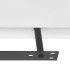Estantes flotantes de pared 2 uds MDF blanco para