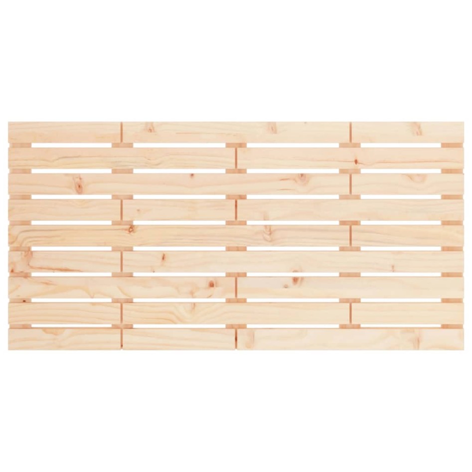 Cabecero de cama de pared madera maciza de pino 146x3x63
