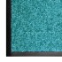 Felpudo lavable azul cian 120x180