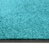Felpudo lavable azul cian 120x180