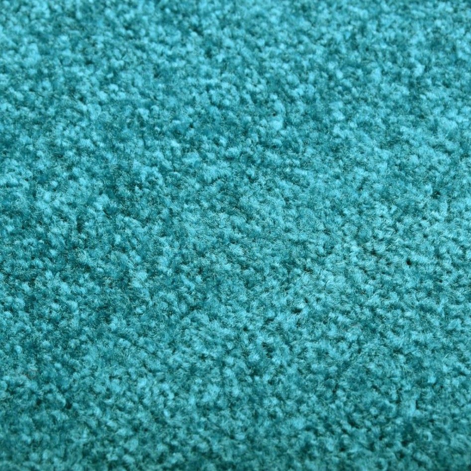 Felpudo lavable azul cian 120x180