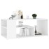 Mesa de centro madera contrachapada blanco 100x50x40