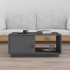 Mesa de centro de madera maciza de pino gris 80x50x35,5