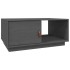 Mesa de centro de madera maciza de pino gris 80x50x35,5