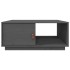 Mesa de centro de madera maciza de pino gris 80x50x35,5