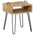 Mesita de noche de madera maciza de mango 40x34x47