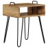 Mesita de noche de madera maciza de mango 40x34x47