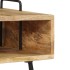 Mesita de noche de madera maciza de mango 40x34x47