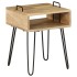 Mesita de noche de madera maciza de mango 40x34x47