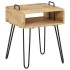 Mesita de noche de madera maciza de mango 40x34x47