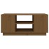Mesa de centro madera maciza de pino marrón miel 90x49x40,5