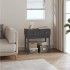 Mesa consola de madera maciza de pino gris 76,5x40x75