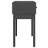 Mesa consola de madera maciza de pino gris 76,5x40x75