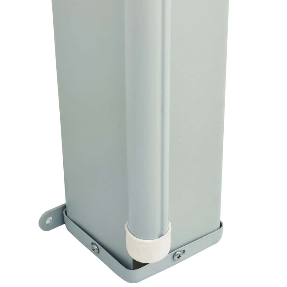 Toldo lateral retráctil de jardín azul 117x600