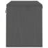 Armario de pared de madera maciza de pino gris 60x30x35
