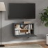 Armario de pared de madera maciza de pino gris 60x30x35