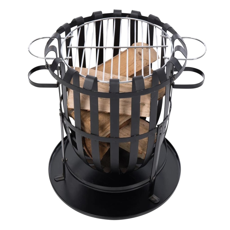 RedFire Brasero de jardín Dallas acero