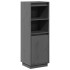 Aparador alto de madera maciza de pino gris 37x34x110