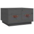 Mesa de centro de madera maciza de pino gris 60x53x35