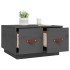 Mesa de centro de madera maciza de pino gris 60x53x35