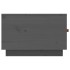 Mesa de centro de madera maciza de pino gris 60x53x35