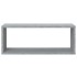 Estantes cúbicos de pared 6 uds madera gris Sonoma 60x15x23