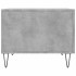 Mesa de centro 2 uds madera ingeniería gris hormigón