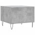Mesa de centro 2 uds madera ingeniería gris hormigón