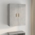 Armario colgante de pared gris hormigón 69,5x34x90