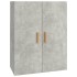 Armario colgante de pared gris hormigón 69,5x34x90