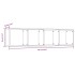 Estantería/mueble de TV madera roble ahumado 143x30x36