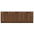 Mueble de TV madera contrachapada marrón roble 102x35x36,5