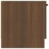 Mueble de TV madera contrachapada marrón roble 102x35x36,5