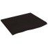 Estante de pared madera roble tratada marrón oscuro 60x50x2