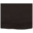 Estante de pared madera roble tratada marrón oscuro 60x50x2