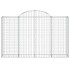 Cesta gaviones forma arco hierro galvanizado 200x30x120/140