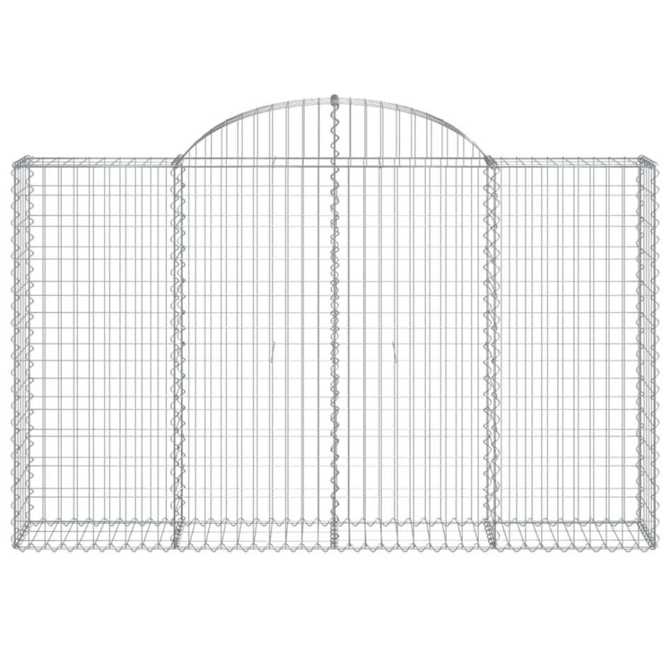 Cesta gaviones forma arco hierro galvanizado 200x30x120/140