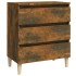 Aparador madera contrachapada color roble ahumado 60x35x69