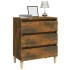 Aparador madera contrachapada color roble ahumado 60x35x69