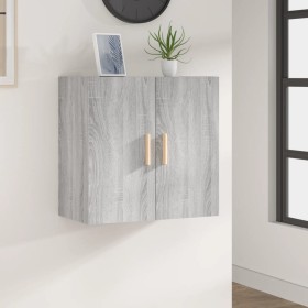 Armario de pared madera contrachapada gris Sonoma 60x30x60