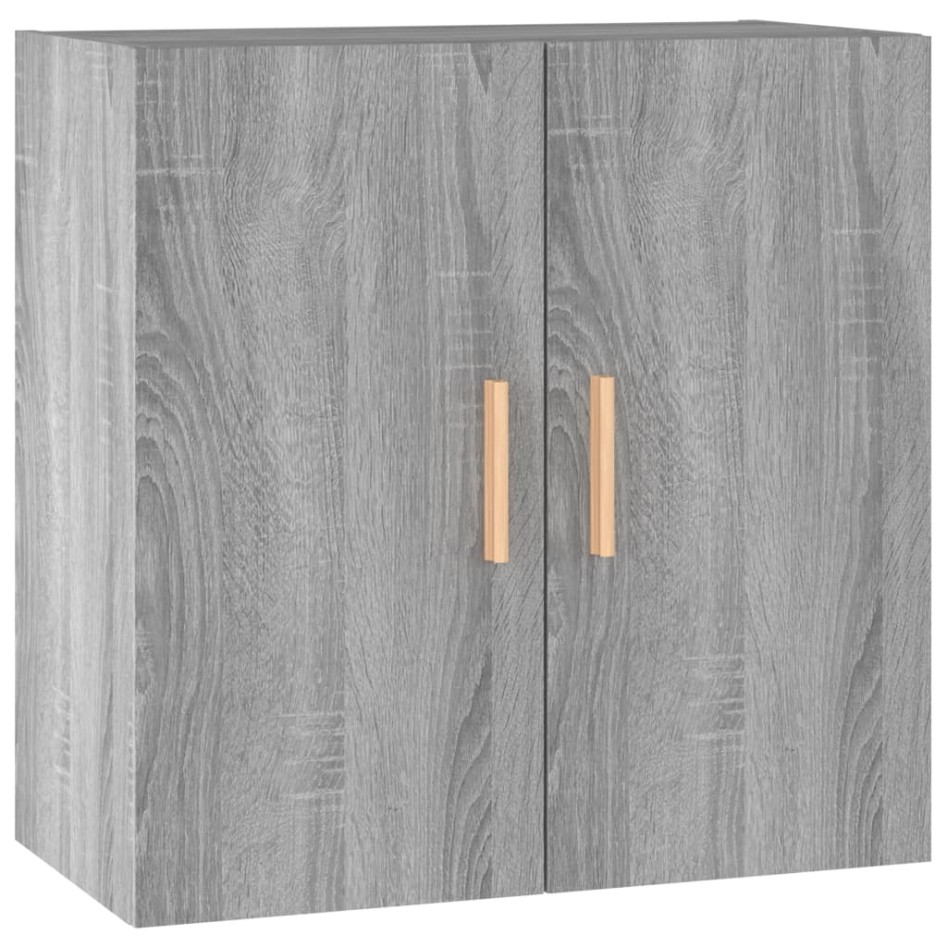 Armario de pared madera contrachapada gris Sonoma 60x30x60