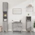 Armario de baño madera contrachapada gris Sonoma 30x30x100