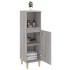 Armario de baño madera contrachapada gris Sonoma 30x30x100