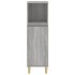 Armario de baño madera contrachapada gris Sonoma 30x30x100