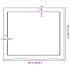Estante de pared madera maciza roble sin tratar 60x50x(2-4)