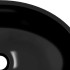Lavabo de vidrio negro 50x37x14